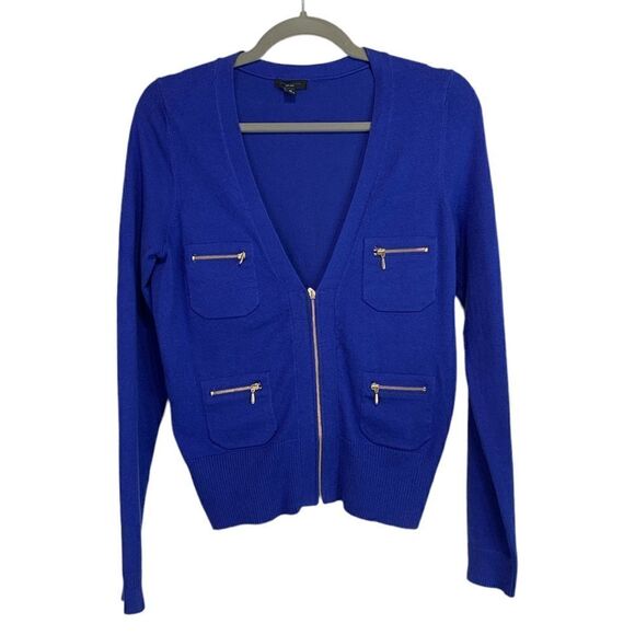 𝅺ANN Taylor Royal Blue Cardigan - Picture 1 of 10